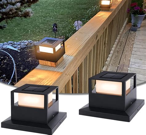 solar powered fence post lights|6 Best Solar Post Lights To Lighten Your Garden.